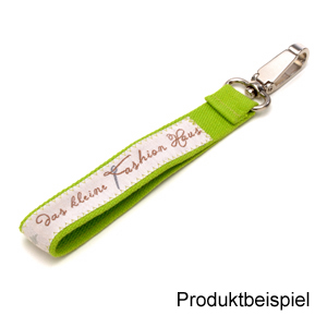 Schlüsselanhänger Baumwollband